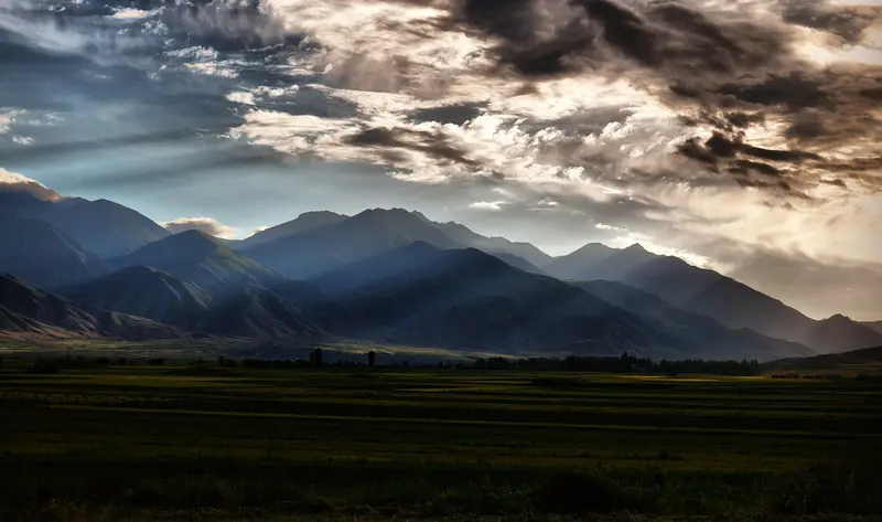 Misty morning in Chon-Kemin